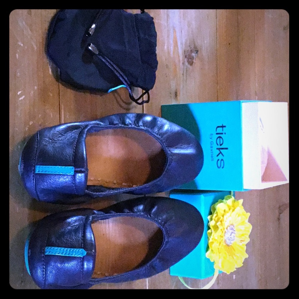Tieks Navy Ballet Flats-7